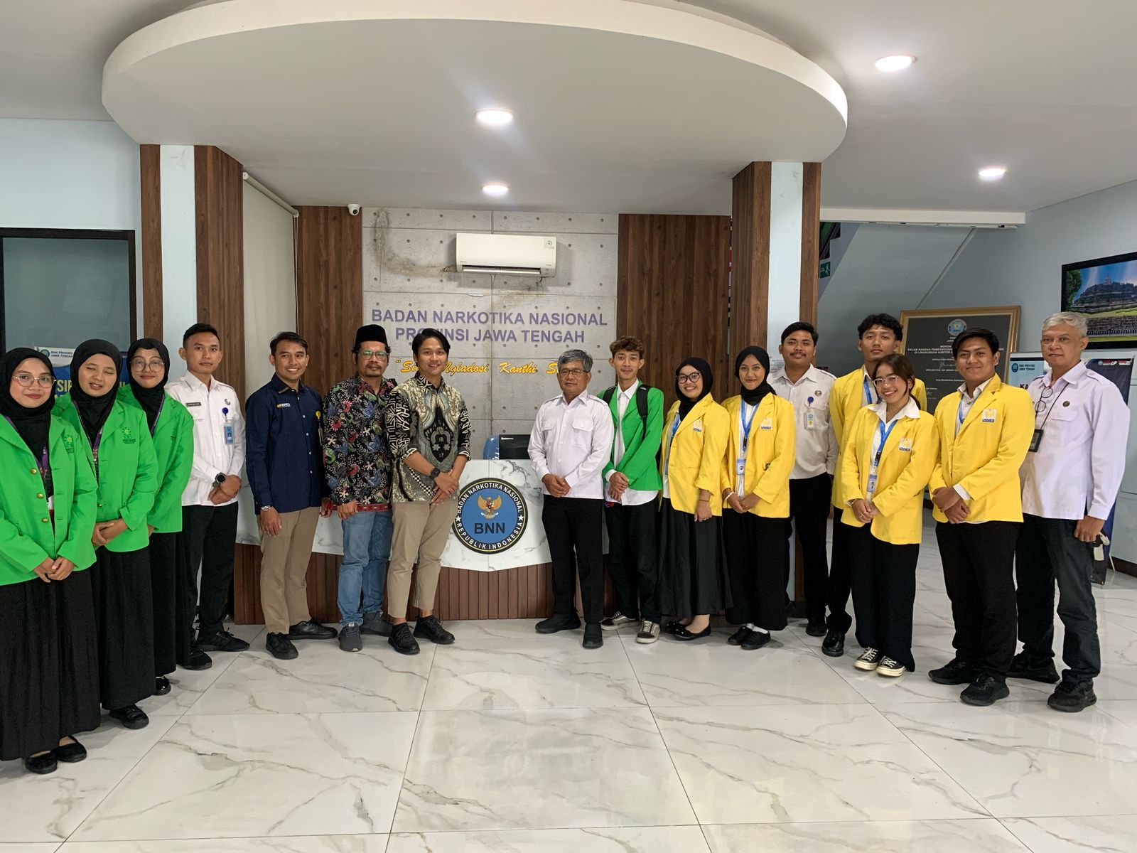 Mahasiswa Psikologi Islam Praktik Magang menjadi Konsultan Psikologi di BNNP Jawa Tengah