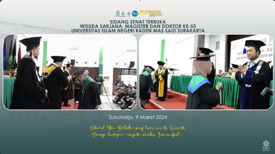 Selamat, 66 Mahasiswa Psikologi Islam Diwisuda Rektor UIN Raden Mas Said Surakarta